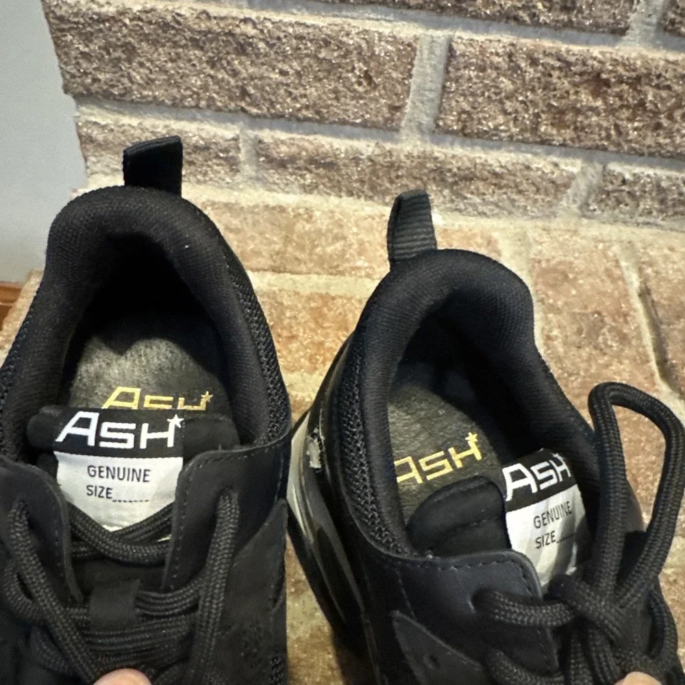 ASH‎ Born Wedge Sneaker Black EU 36 Womens Flawed See Photos #0065